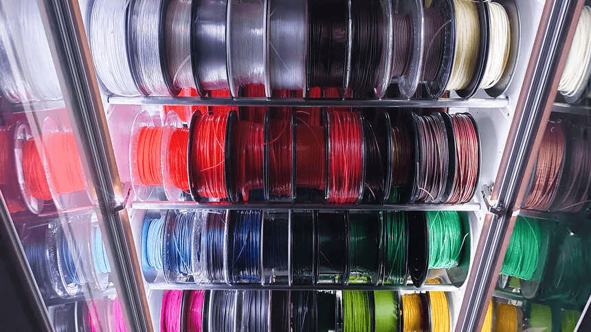 Filamentrollen für den FDM-3D-Druck